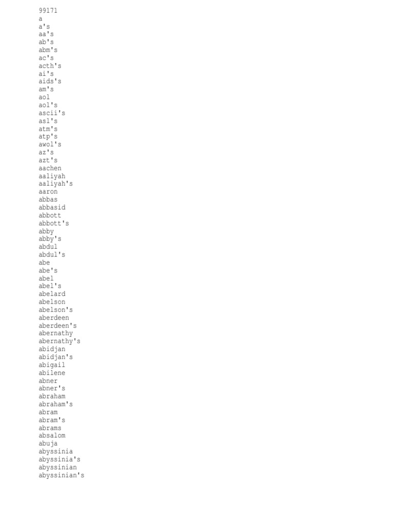 T 9 Dictionary | PDF