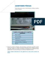 Magnitudes Fisicas