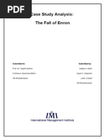 Case Study Analysis: The Fall of Enron