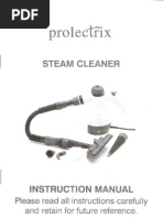 Download Prolectrix Steam Cleaner Instruction Manual 2008-Jan by 4martin SN2023589 doc pdf