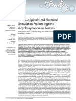 Chronic Spinal Cord Electrical Stimulation Protects Against 6-Hydroxydopamine Lesions