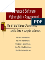 Advanced Software Vulnerability Assessment