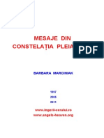 MESAJE DIN CONSTELAŢIA PLEIADELOR - BARBARA MARCINIAK