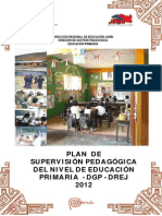 Plan de Supervisión Pedagógica de Educ. Primaria 2012-Drej