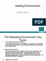 Chap. 3 Marketing Environment PEST