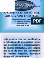 o Capital Intelectual Arquivado e Virtual