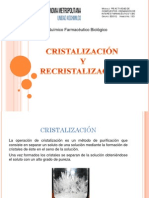 CRISTALIZACIÓN