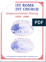 West Rome Baptist Church: 150 Years
