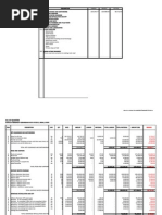 Cost Control Spreadsheet - External Works