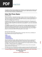 Download Solar Hot Water Basics by SolarBrands SN20240411 doc pdf