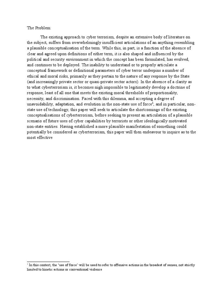 The Problem | PDF