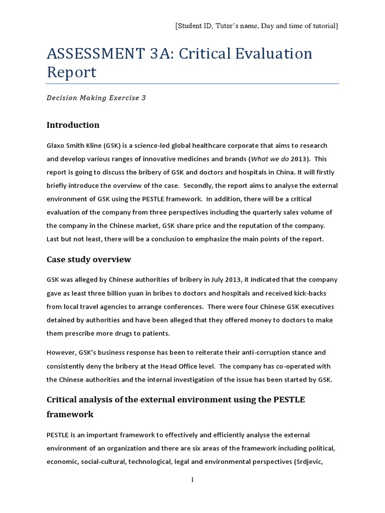 Case Study China | PDF | Glaxo Smith Kline | China