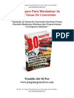 30 Truques Para Maximar As Taxas De Conversão