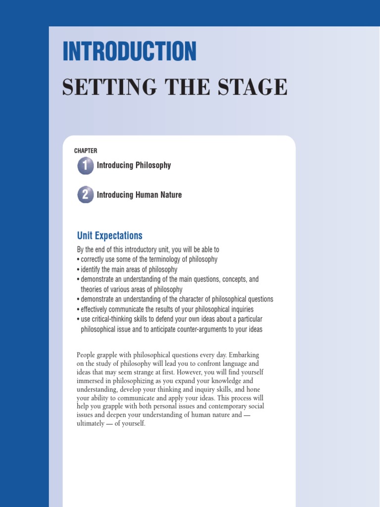 Philosophy Textbook Chapter 01 | PDF | Self Actualization | Socrates