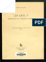 8 - ''Es Que... '' Estructura de La Pregunta General