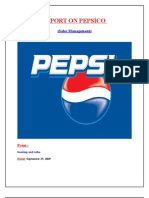 Report On Pepsico: (Sales Management)