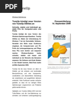 Download Tuneup Utilities 2010 Release Press Report by recon SN20243711 doc pdf