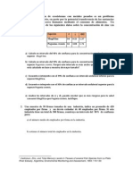 Ejercicios Estadistica II