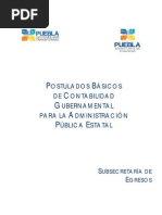 Postulados Basicos de Contabilidad Gubernamental