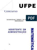 Matematica Assistente Em Adm Pernambuco