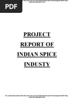 Indian Spice Industry