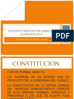 1 Fuentes Formales Del Derecho Administrativo