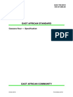 Cassava Flour - Specification EAS 7402010