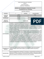 Tecnólogo Gestión Logística