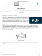 Sistemas de Suspension - Modelos de Suspension