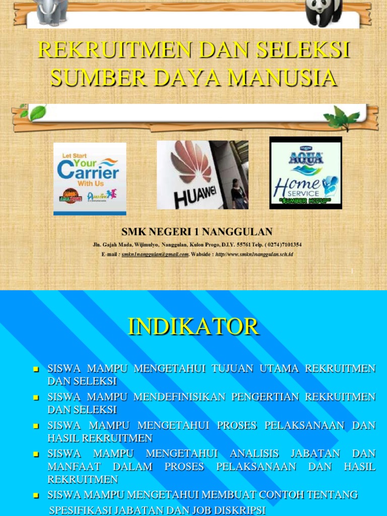 Proses Rekrutmen dan Seleksi SDM | PDF | Karier & Perkembangan