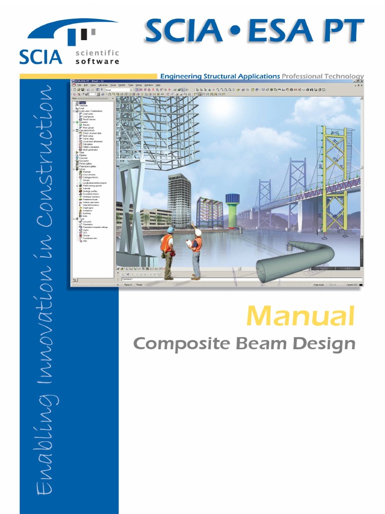 Composite Beam Design Manual | PDF | Bending | Beam (Structure)