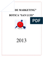 Plan de Marketing Botica San Luis