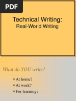 Technical Writing Powerpoint