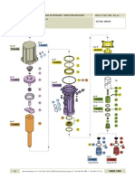 PUMP MASTER 4, 5:1 PRESSURE RATIO REPAIR KIT PARTS LIST