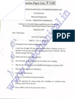 Strength of Materials[Nov,Dec2009]R2004