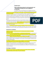 ICC Arbitration Is A Flexible and Efficient Procedure For Resolving Domestic and International Disputes. The Awards Are Binding, Final and Susceptible of Enforcement Anywhere in The World