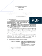 Filipino 201- Yunit 5 Panahon Ng Republika