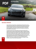 Tesla Motors January 2014 Investor Presentation