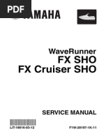 Yamaha Sho Service Manual Internal Combustion Engine Throttle - 