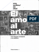 Bourdieu Darbel 2003 or 1969 El Amor Al Arte Museos Publico