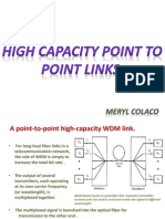 High-capacity point-to-point WDM fiber link