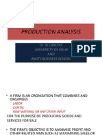 Production Analysis