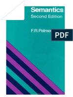 Palmer, f.r. - Semantics-A New Outline