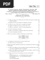 JNTU Old Question Papers 2007