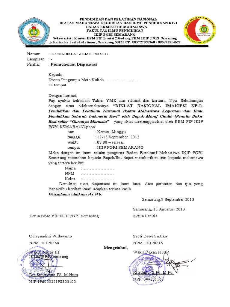 Contoh Surat Berehat Dari Kerja