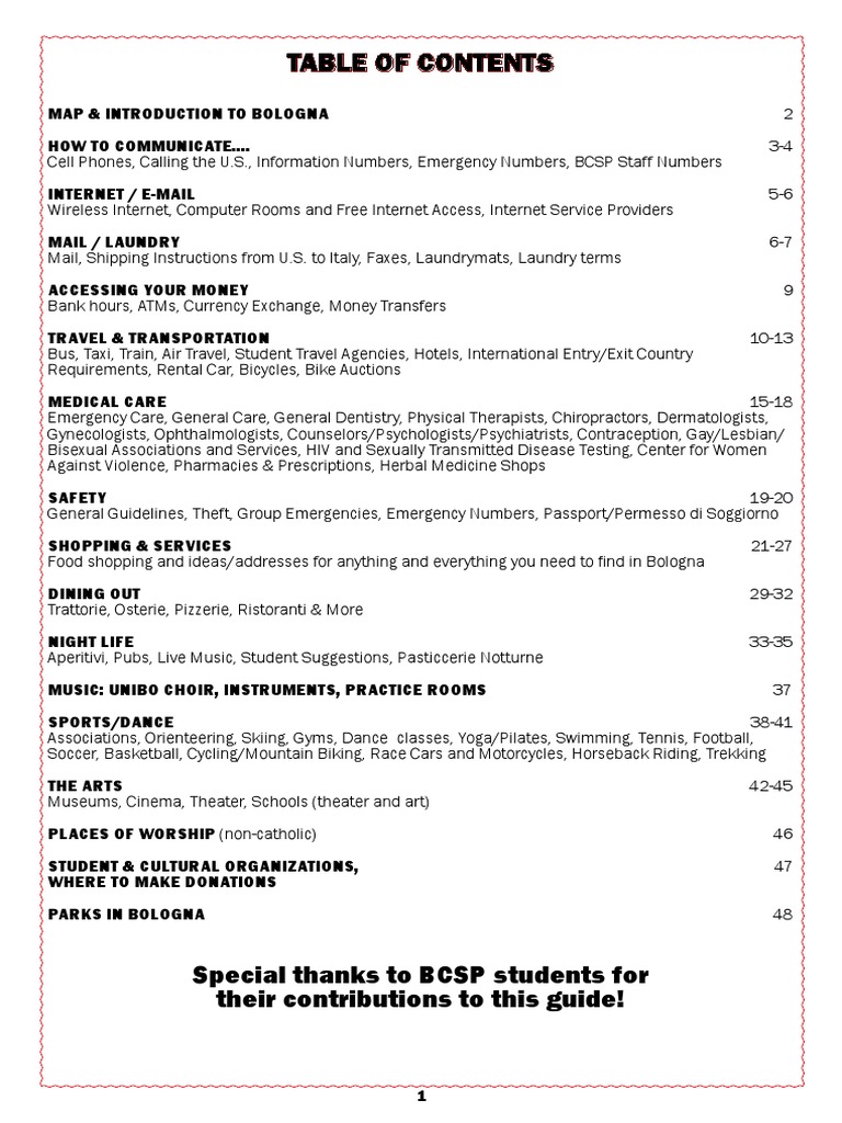 Guide To Bologna | PDF | United States Postal Service | Mail, image size:768x1024