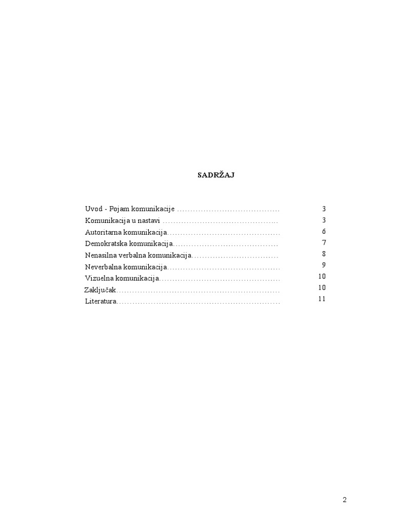 Didaktika - Faktori Komunikacije U Nastavi | PDF