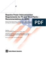Reactive Power Interconnection Requirements