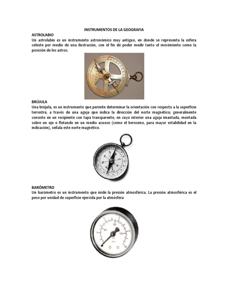 Instrumentos de La Geografia | PDF