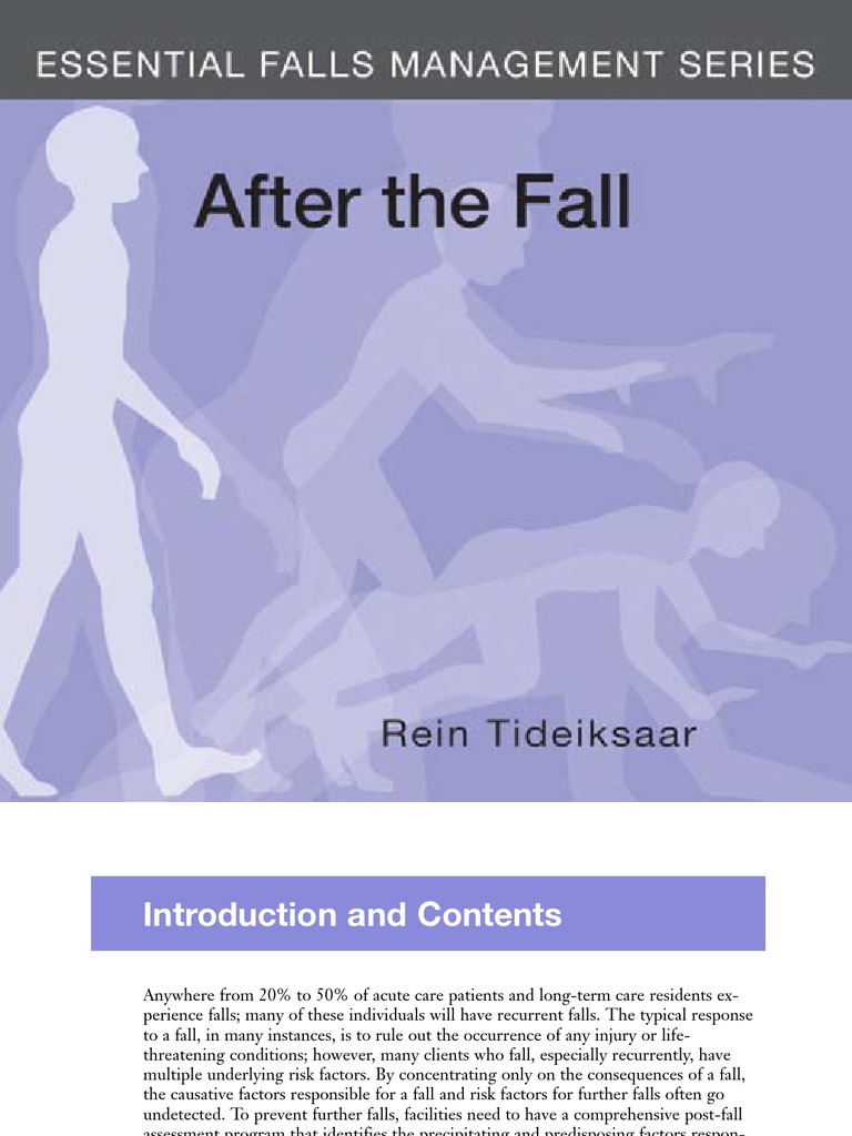 Essential Falls Management Series: After The Fall (Tideiksaar Excerpt ...